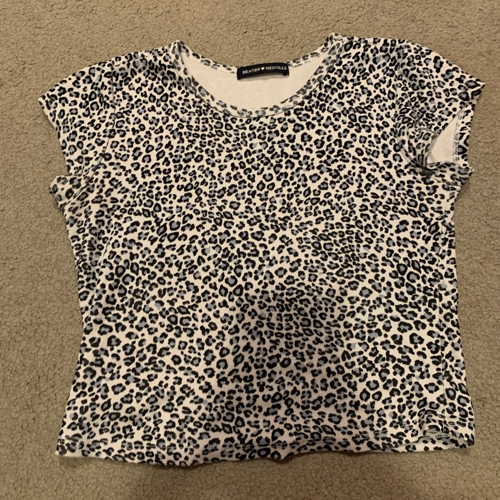 Brandy Melville cheetah ashlyn top